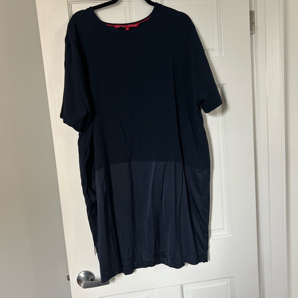 Universal Standard Avenir Dress - Black & Navy - Picture 4 of 9